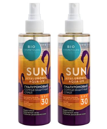 Fito cosmetics Spray Sunflower hyaluronic SPF 30 190 ml - 2 pcs