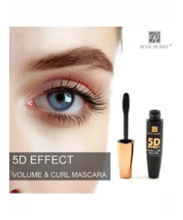 Mascara 5D Effect Rose Berry lengthening black - Buy Online on GoSupps.com
