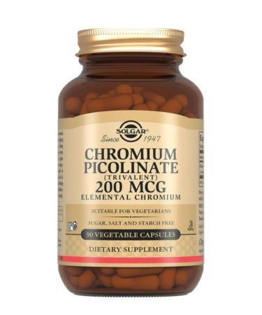 Solgar Picoline chromium capsule No. 90