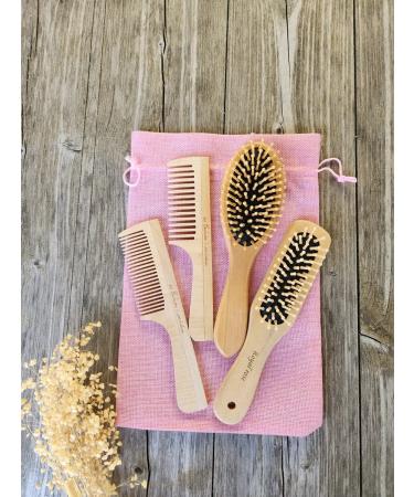ANKRO Set of wooden hair combs - Buy Online on GoSupps.com