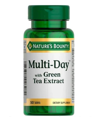 Nature's bounty Multidei with green tea extract of capsule No. 50