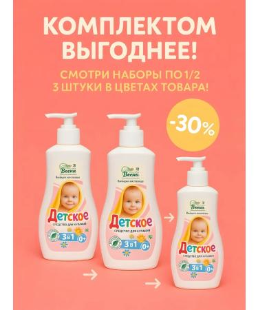 EVERYTHING WILL HAPPEN For children Children's gel shampoo tool for bathing newborns 3B1 - Buy Online on GoSupps.com