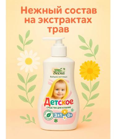 EVERYTHING WILL HAPPEN For children Children's gel shampoo tool for bathing newborns 3B1 - Buy Online on GoSupps.com