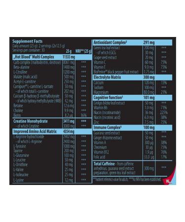 Scitec Nutrition Hot Blood Hardcore - 375 gr. - Buy Online on GoSupps.com