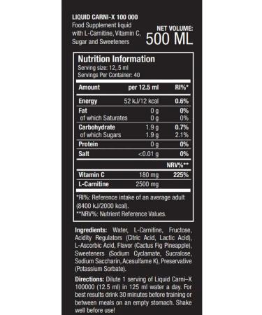 Scitec Nutrition Carnitine Liquid Carni 100 000 - 500ml - Buy Online on GoSupps.com