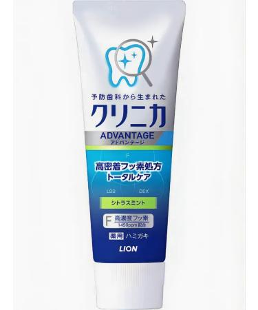 LION JAPAN Clinica Advantage Citrus Mint 130g toothpaste