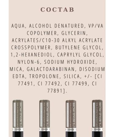 Belarusian cosmetics Eyebrow gel shadely Brow Styler 3 in 1 tone 3 - Buy Online on GoSupps.com