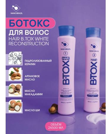 NANO BRAZIL Cold Botox set for painted lightened hair - Buy Online on GoSupps.com