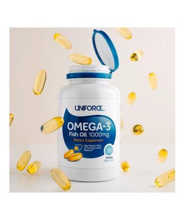 UNIFORCE Omega 3 in capsules fish oil 120 cap - Buy Online on GoSupps.com
