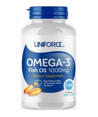 UNIFORCE Omega 3 in capsules fish oil 120 cap - Buy Online on GoSupps.com