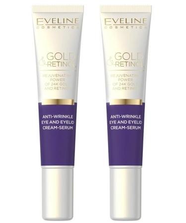 EVELINE Cream-serum for the skin around the eyes 20 ml 2pcs