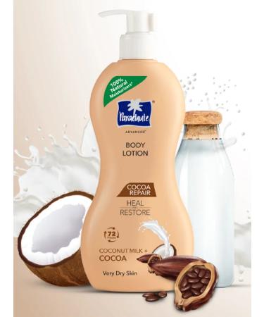 Parachute Body lotion with cocoa and coconut milk 400 ml - Buy Online on GoSupps.com