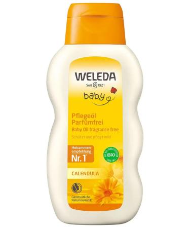 WELEDA Oil with calendula for babies without a smell of 200ml (8820) - Buy Online on GoSupps.com