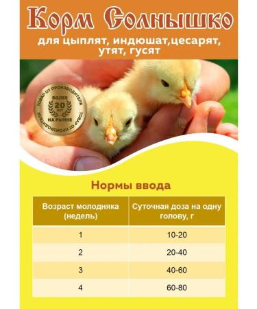 Sun Compound feed for from x poultry 0-4 weeks 700 g - Buy Online on GoSupps.com