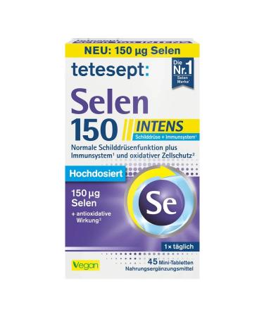 Tetesept Selenium 150mg 45 pcs 12.8 g