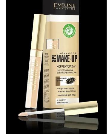 EVELINE Liquid reflective face corrector 2 in 1 07 IVORY