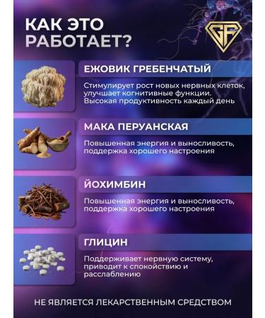 GraFLab Ezhovik Combus capsules mushrooms nootropic for the brain - Buy Online on GoSupps.com