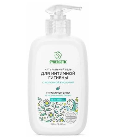 SYNERGETIC Gel for intimate hygiene 250ml - Buy Online on GoSupps.com