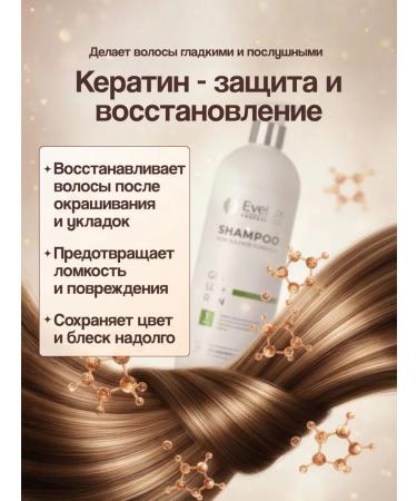 EveLux Professional Salusulfant perfumed shampoo to moisturize hair - Buy Online on GoSupps.com