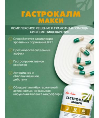 Art Life Gastrocalm maxi from an ulcer diarrhea gastritis - Buy Online on GoSupps.com