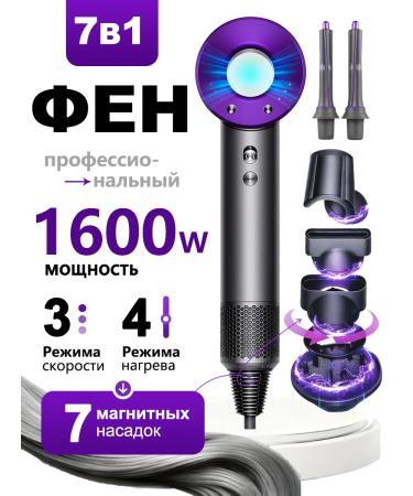 Beutyone hair hair dryer Professional Stayler 7 in 1 for curls