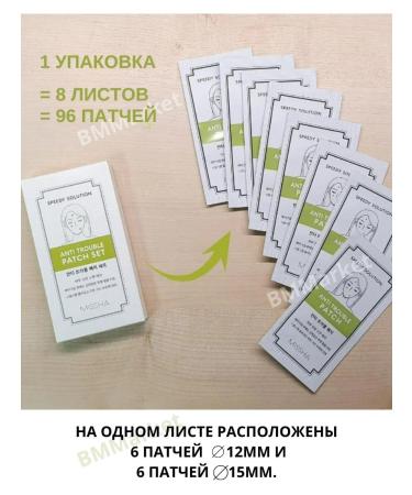 MISSHA Anti Trooble Patch Set 8 sheets mask mask - Buy Online on GoSupps.com