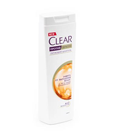 Clear shampoo for hair feminine against dandruff 400ml 3 pcs - Buy Online on GoSupps.com