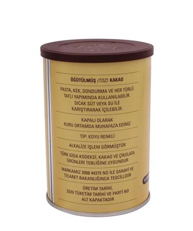 KURUKAHVECI MEHMET EFENDI Cocoa natural powder without sugar 250g. T rkiye - Buy Online on GoSupps.com