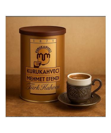 KURUKAHVECI MEHMET EFENDI Gift set (ground coffee 250g + Turk). T rkiye - Buy Online on GoSupps.com
