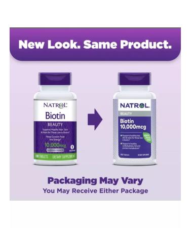 Natrol Biotin 1000 MCG BIOTIN 10 000 mcg - Buy Online on GoSupps.com