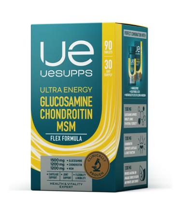 UESUPPS Ultra Energy Flex glucosamine chondroitin MSM x90 - Buy Online on GoSupps.com