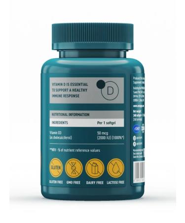 UESUPPS Ultra Energy Vitamin D3 2000 Caps Caps X240 - Buy Online on GoSupps.com