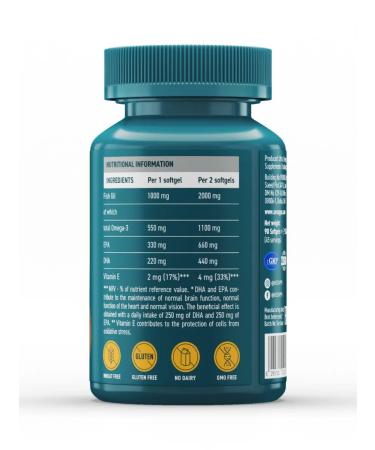 UESUPPS Ultra Energy Premium Omega-3 caps x90 - Buy Online on GoSupps.com