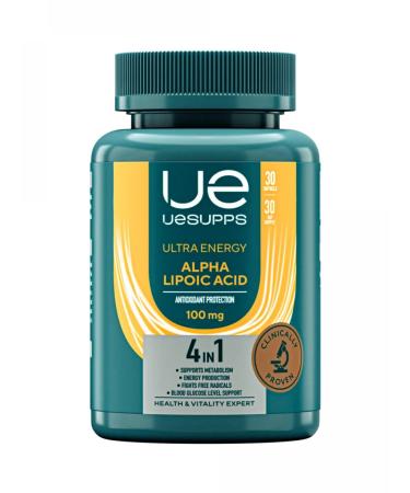 UESUPPS Ultra Energy Alfa-Lipoic acid Caps X30 - Buy Online on GoSupps.com