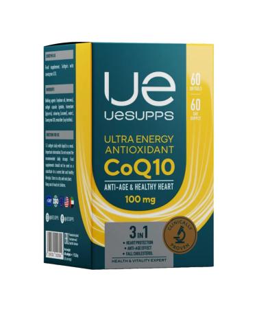 UESUPPS Ultra Energy Antioxidant Coenzym Q10 caps x60 - Buy Online on GoSupps.com