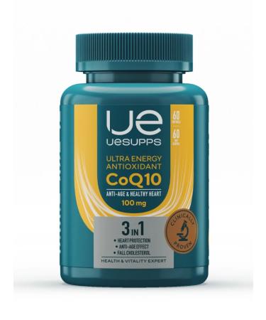 UESUPPS Ultra Energy Antioxidant Coenzym Q10 caps x60 - Buy Online on GoSupps.com