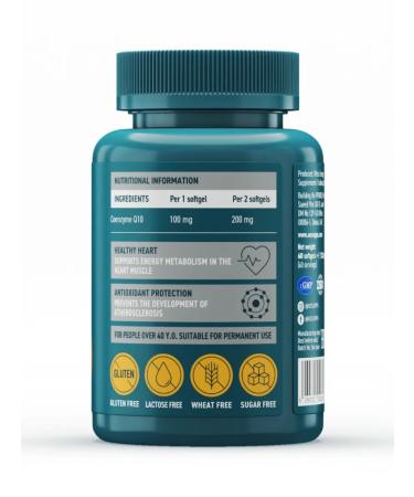 UESUPPS Ultra Energy Antioxidant Coenzym Q10 caps x60 - Buy Online on GoSupps.com