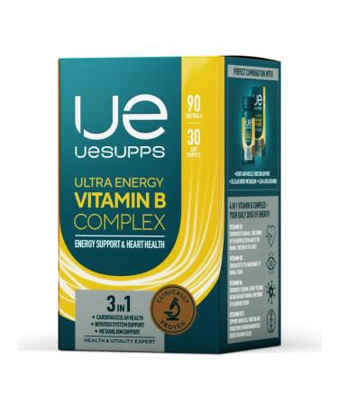 UESUPPS Ultra Energy Vitamin B complex caps x90 - Buy Online on GoSupps.com