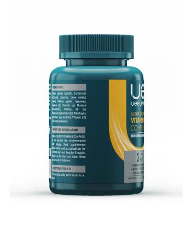 UESUPPS Ultra Energy Vitamin B complex 60 capsules - Buy Online on GoSupps.com