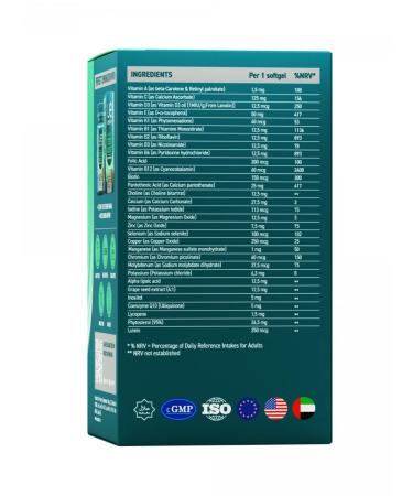 UESUPPS Ultra Energi Mega Multivitamin caps x60 - Buy Online on GoSupps.com