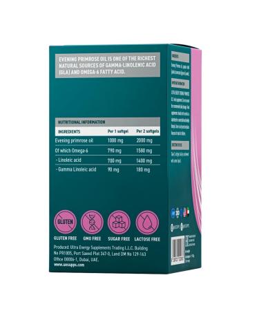 UESUPPS Ultra Energzhi Oil evening primrose caps x60 - Buy Online on GoSupps.com