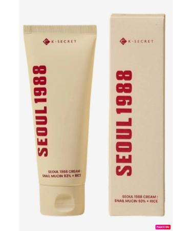 K-Secret Cream SEUL 1988 Cream Snail Mucin 93% + Rice 100ml