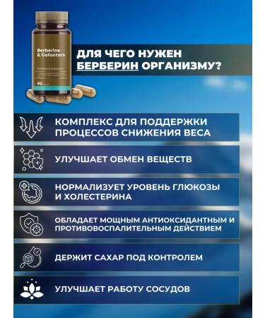 Health of Siberia Berberin & Cofactors for weight loss and sugar control - Buy Online on GoSupps.com