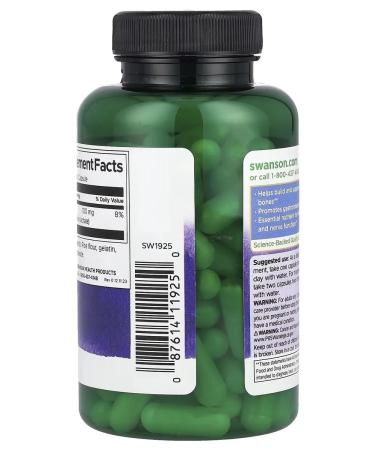 Swanson USA Calcium Lactate 100 Mg 100 Caps Swanson US - Buy Online on GoSupps.com