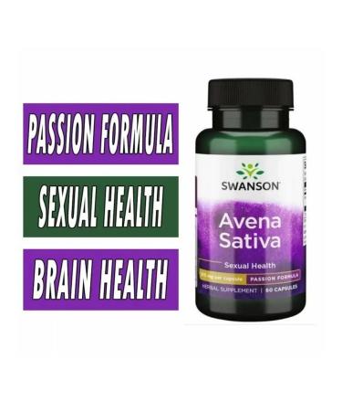 Avena Sativa 575 MG 60 Caps Swanson USA Aven Sativa - Buy Online on GoSupps.com