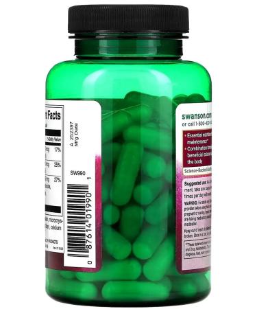Swanson (USA) Calcium with Vitamins D&K 3in-1 Formula 100caps Swanson - Buy Online on GoSupps.com