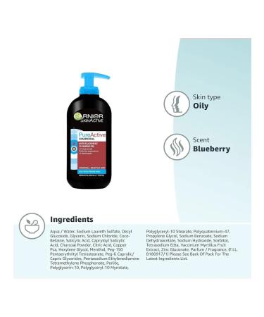 Garnier pure clean gel with coal against black dots 20 4 pcs - Buy Online on GoSupps.com