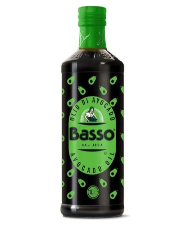BASSO Avocado oil for salads for frying 1 liter - Buy Online on GoSupps.com