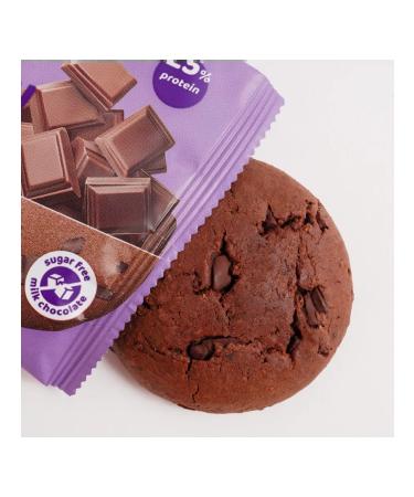 Sporty Light protein cookies double chocolate 12 pcs x 40 g - Buy Online on GoSupps.com