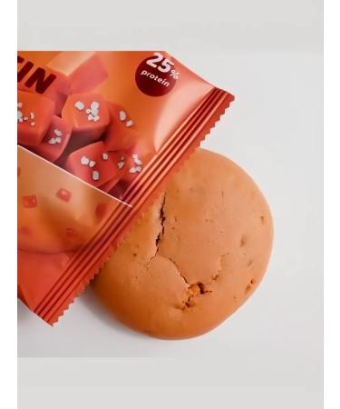 Sporty Protein cookies Salt caramel 12 pcs x 40 g - Buy Online on GoSupps.com